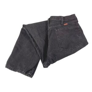Rustler 36x30 Black Denim Jeans Straight Leg Workwear Western Grunge Gorpcore
